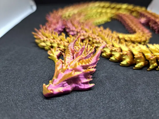 Serpente do Infinito- Dragao articulado 3D(89cm)
