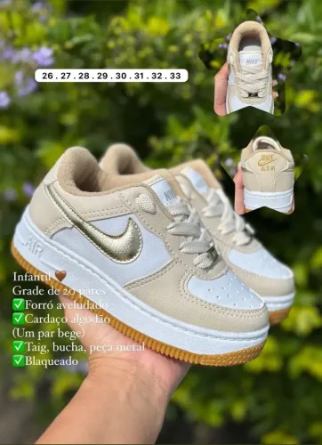 TÊNIS AIR FORCE INFANTIL 