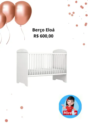 Berço Eloá da loja Mirelle 
