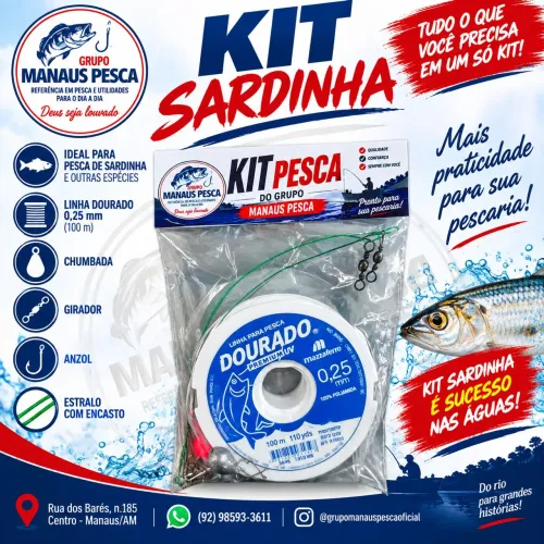 ? Kit Sardinha - Grupo Manaus Pesca