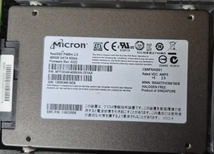 Unidade interna de estado sólido Ssd 400Gb