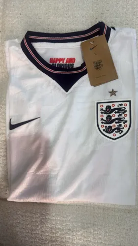 Camisa Inglaterra, premium 1.1 cor branca 2026 semifinalista da Copa
