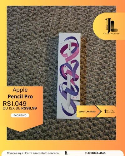 APPLE PENCIL PRO, LACRADO, EXCLUSIVO!