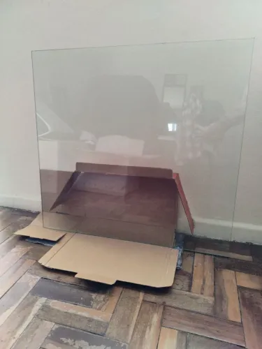Tampo de vidro 80cm x 75cm x 1mm