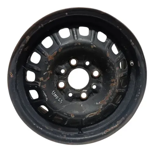 Roda Ferro Aro 13 Fiat Palio Uno Strada 2001 2002 2003 2004  Preto