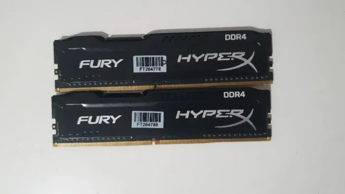 Memória Ram Hyperx Fury 16gb (2x8gb) Ddr4 2133mhz Preta