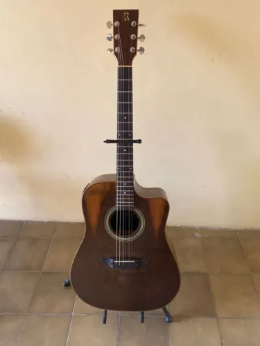 Violão Elétrico Folk Rozini Presença Brasil Fosco