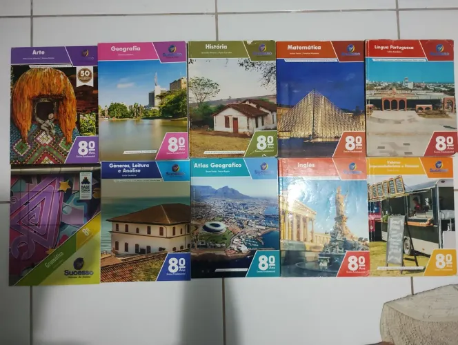 Livros 8° Ano Editora Sucesso