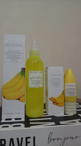 Tônico facial e creme para área dos olhos