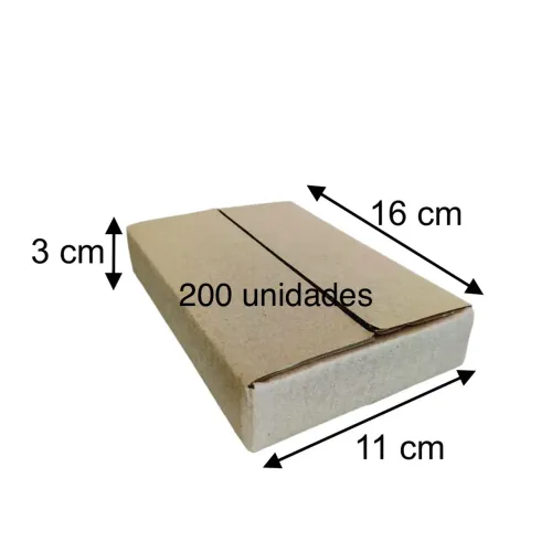 Kit 280 Caixa de papelão 16x11x3