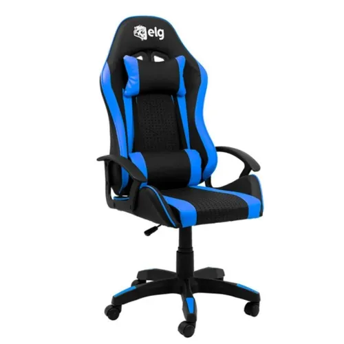 Cadeira Gamer Syrax - ELG (Preta e Azul)