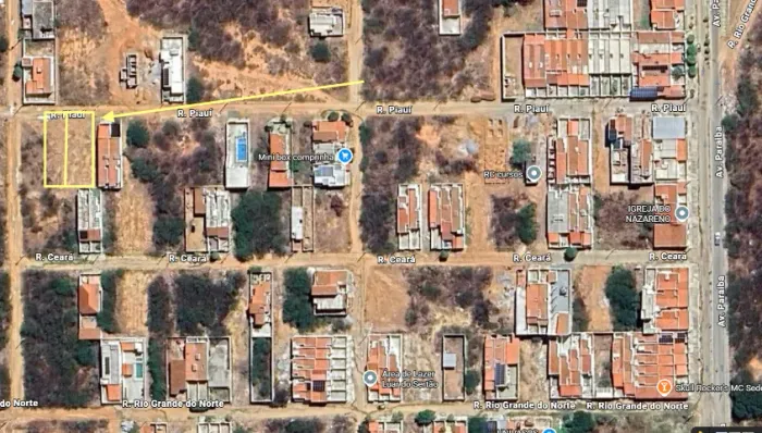 ? VENDEM-SE DOIS TERRENOS NO BAIRRO DOS ESTADOS - PATOS/PB