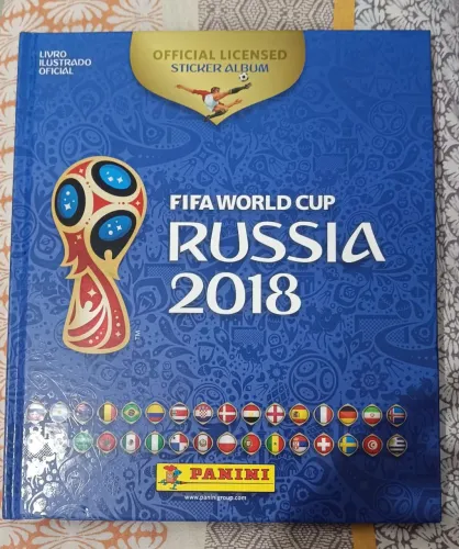 Álbum Copa do mundo 2018 completo.
