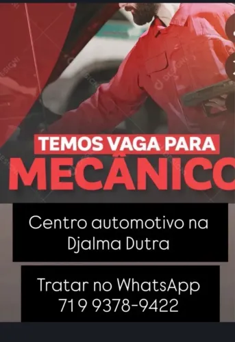 Vaga mecânico automotivo
