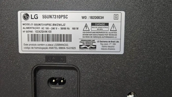 TV LG 55 Polegadas Modelo 55UN7310PSC