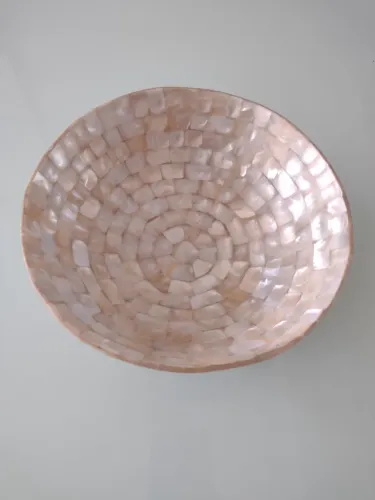 Centro de mesa/saladeira/vaso decorativo de madrepérola. Linda peça decorativa de madrepér