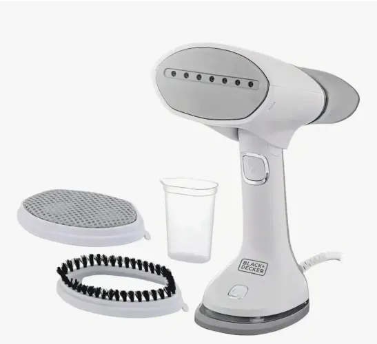 Ferro Vaporizador Portátil E Dobrável 3 Em 1 Black Decker Modelo Bdv3000 Branco