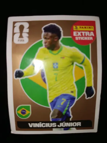 Figurinha Extra Vini Junior bronze