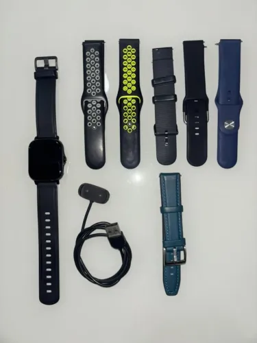 Smartwatch Amazfit GTS 2 Original + 6 pulseiras + Carregador - GPS - AMOLED
