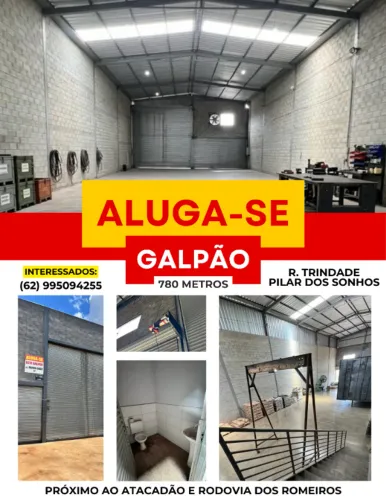 Galpão 780 M² Prox. Pite Clube e Condomínio do Lago