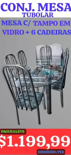 CONJ. MESA TUBOLAR, LEIAM: