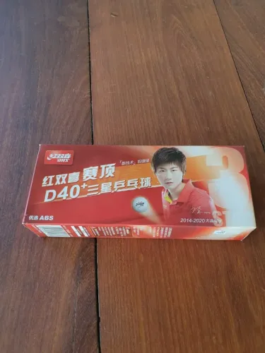Bolas Tênis de Mesa DHS D40+ ITTF - Caixa c/ 10 - Novas