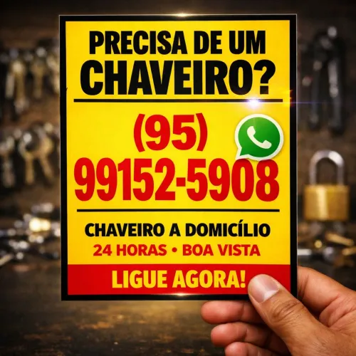 Chaveiro 24 horas atendimento a Domicílio