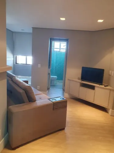 Apartamento mobiliado 1 qto com 1 vg de garagem na Rua Sergipe 65