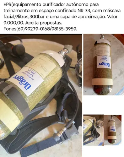 EPR equipamento purificador autônomo 
