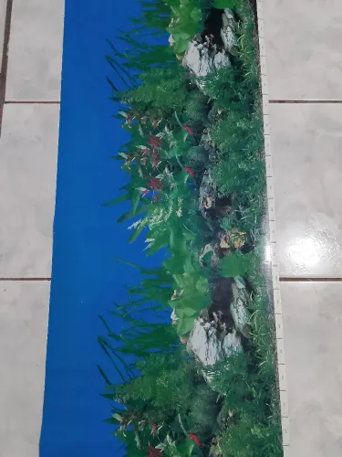 Painel decorativo para aquário