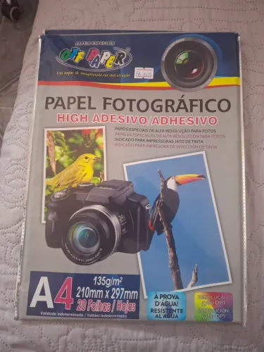 Papel Fotográfico 2 unidade