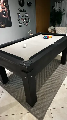 OPORTUNIDADE ÚNICA - MESA DE SINUCA IMPECÁVEL