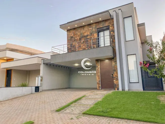 Casa inteligente no Club Portinari Paulínia. 222m², 3 suítes, 100% automatizada e área gou