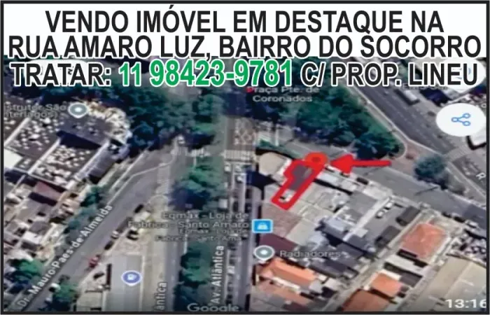 Socorro Zona Sul SP   RUA AMARO LUZ