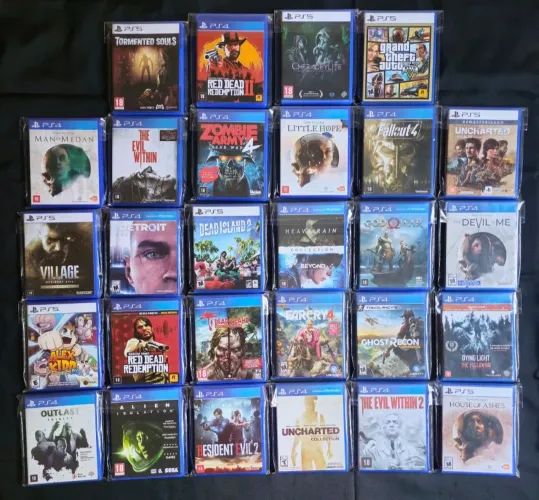 Jogos para PS4 e PS5 (VENDA SOMENTE NA CIDADE DE ARAÇATUBA-SP)