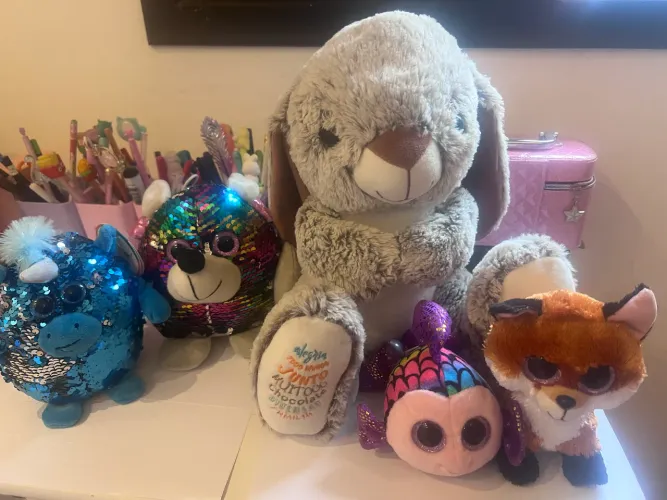 Lote de pelúcias! Coelho da Cacau Show e mais.