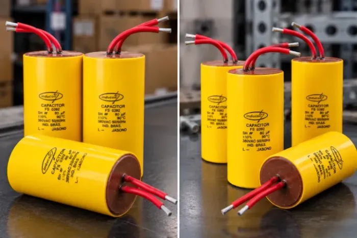 Capacitor permanente 18uF 380V - Inducon - Pacote com 10 unidades
