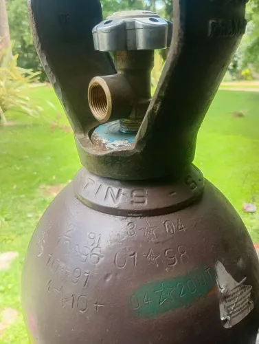 Cilindro argônio 7 m³ tig