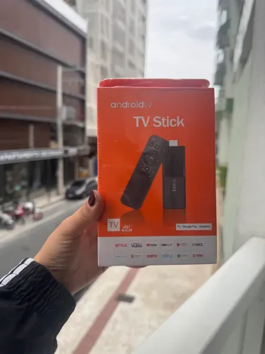 Tv stick / Fire stick Tv Android 4k Wi-Fi streaming + controle remoto