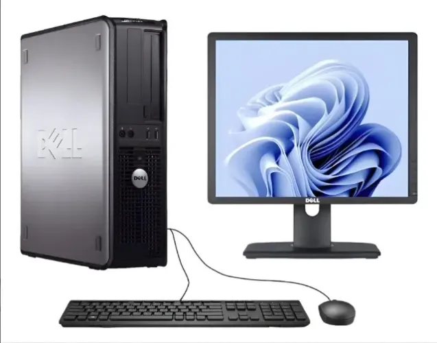 Cpu Dell Optiplex 330 Intel Core2 Duo Ram 4gb Ssd 120gb + Monitor + mouse + teclado