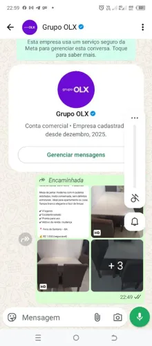 Vendo uma mesa de vidro com 4 cadeira bem conservada motivo mudança