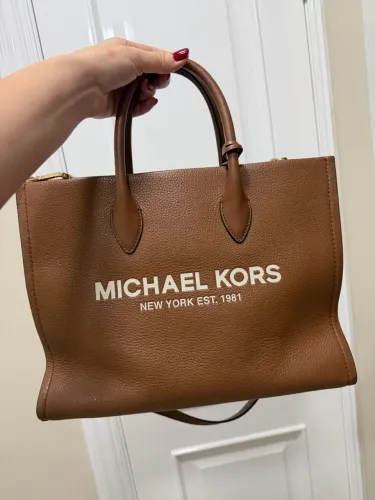 Bolsa Tote Michael Kors Original em Couro Legitimo Caramelo