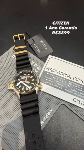 Citizen Aqualand Serie Ouro 1 ano de garantia Promoção 