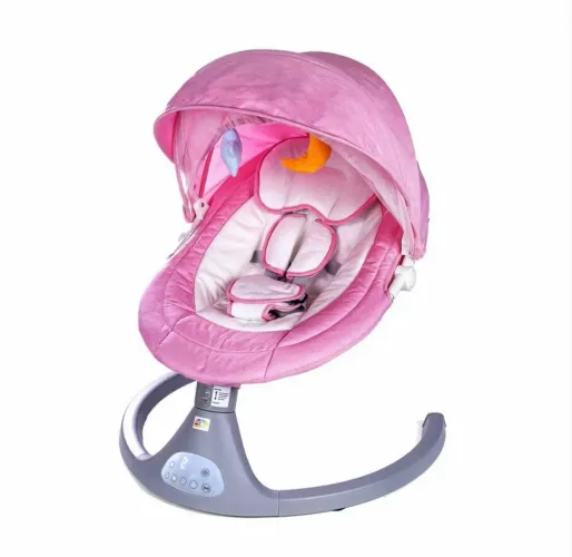 Cadeira de Balanço Automática para Bebê Rosa ?