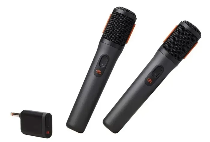 Microfone Bastao Duplo sem Fio JBL
