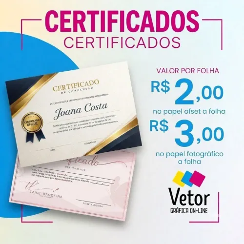 Certificados personalizado 