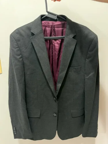 Blazer masculino cinza xadrez Dressmann