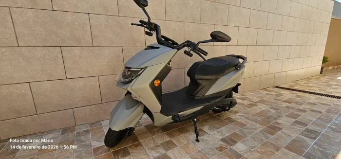 Moto Elétrica NTX-2026 com 60km rodados. 