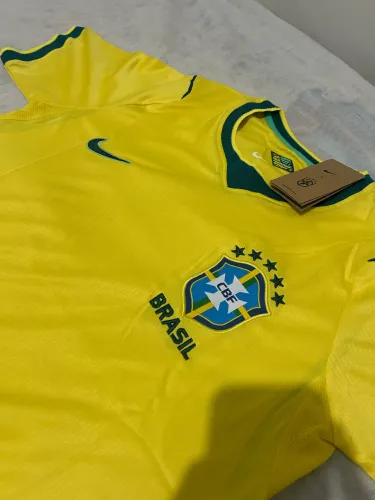 Camisa Brasil 1 2026 Amarela Tamanho M
