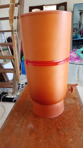 Filtro de barro grande 20 litros com 4 velas